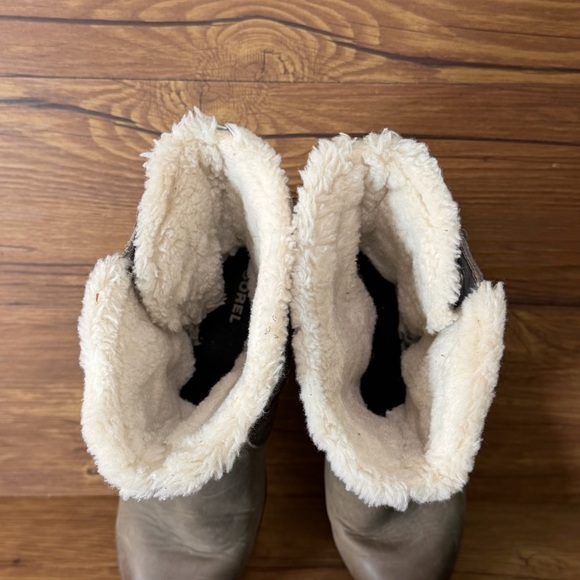 Sorel Emelie Foldover Boots Women SOREL Emelie Fold-Over Boots Winter Shoes Leather Women’s Size 7.5